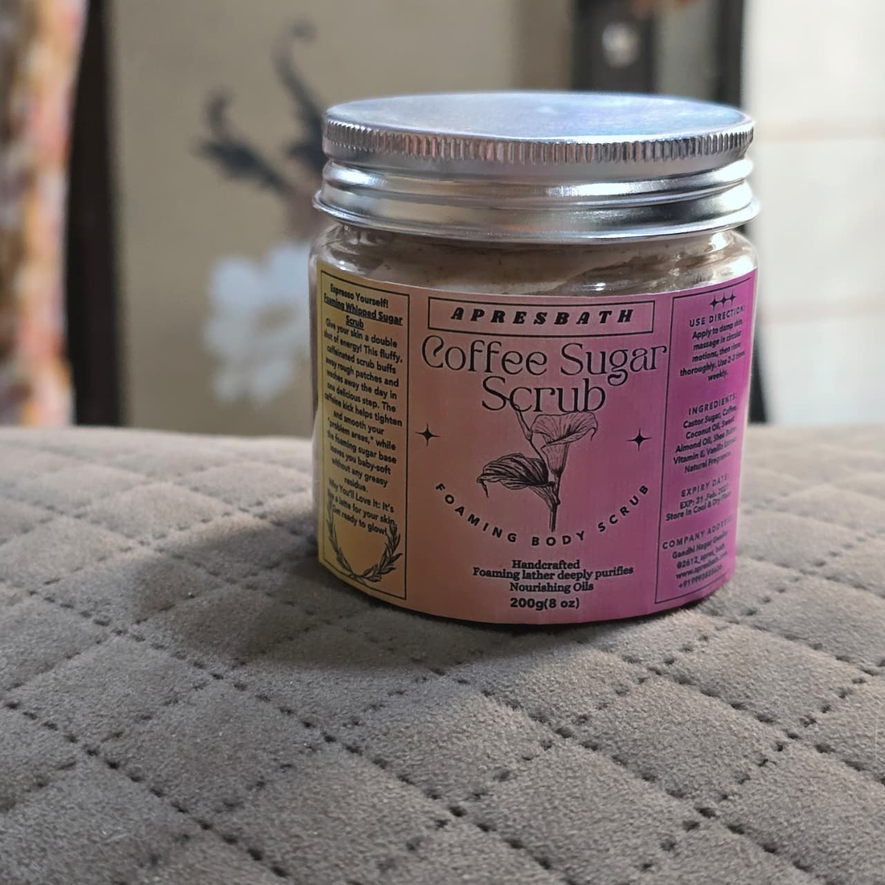 Coffee Foaming Sugar Scrub