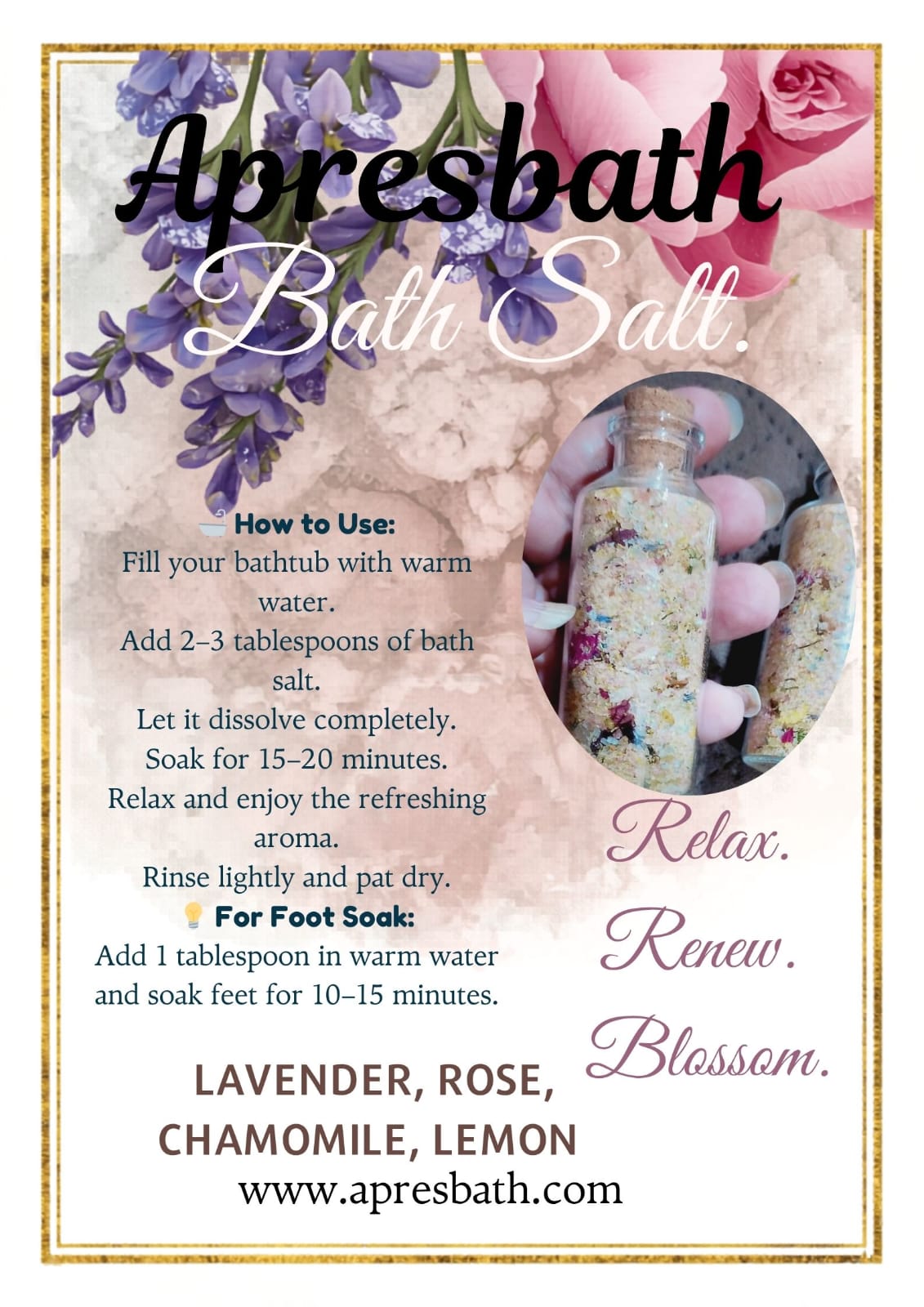 Florals Bath Salt