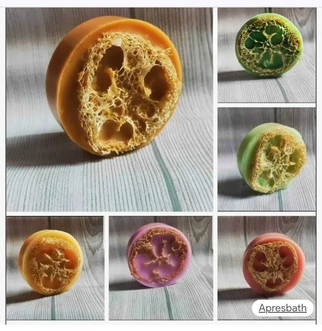 Loofah soap