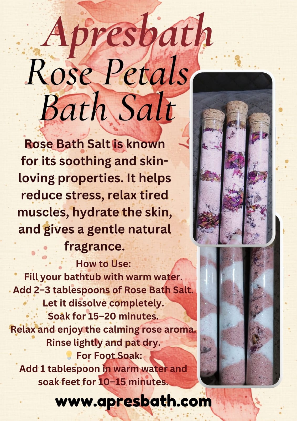 Rose Bath Salt
