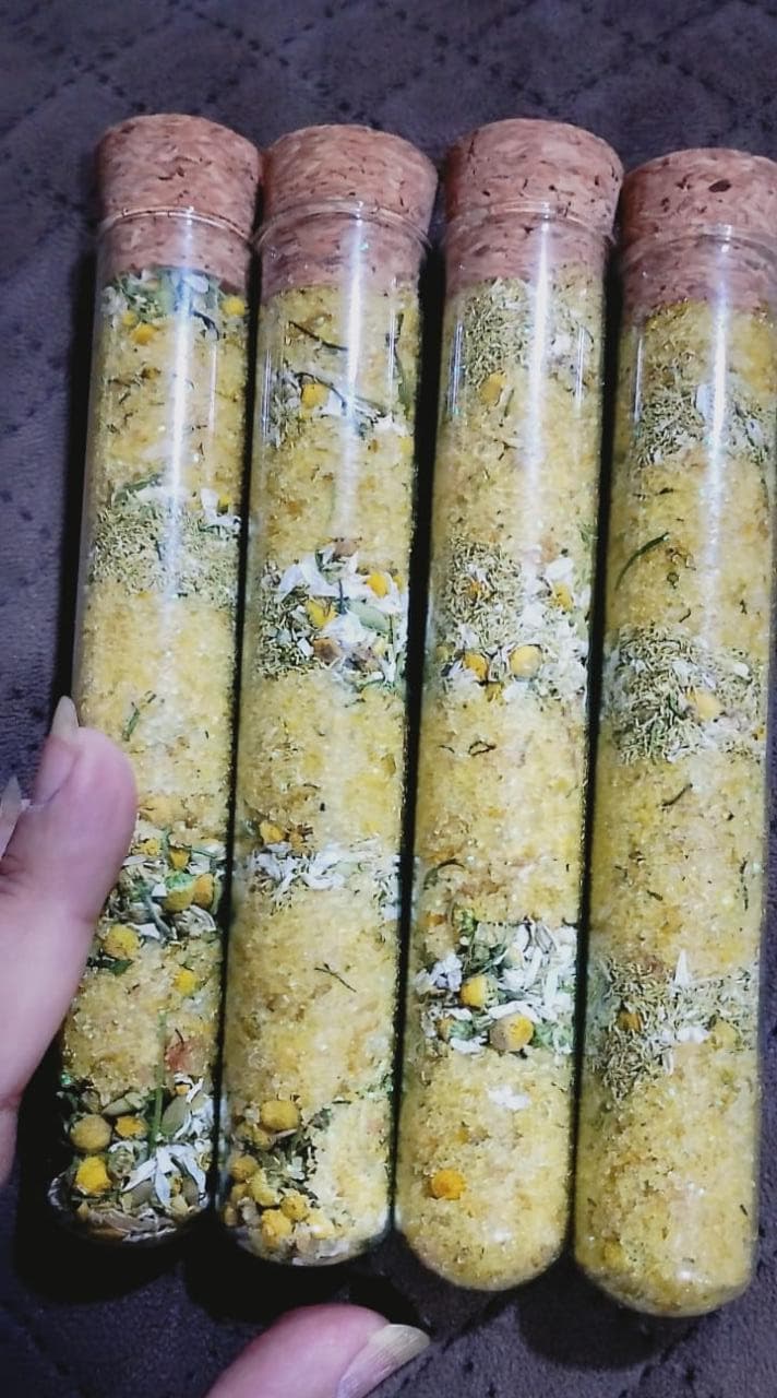 Lemon with Chamomile Bath Salt