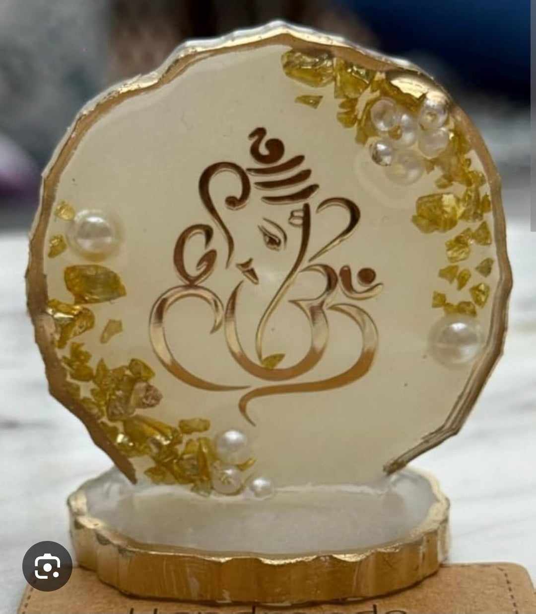 Resin Car Dashboard Devotional Photo Frame