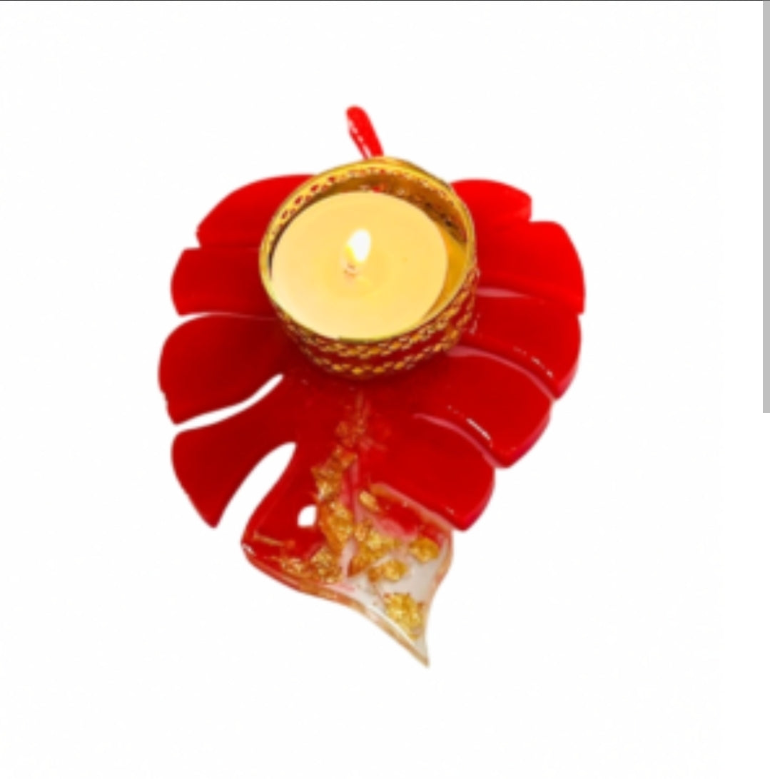 Resin candle Holder