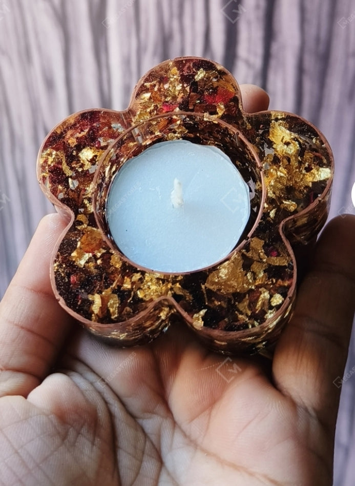 Resin candle Holder