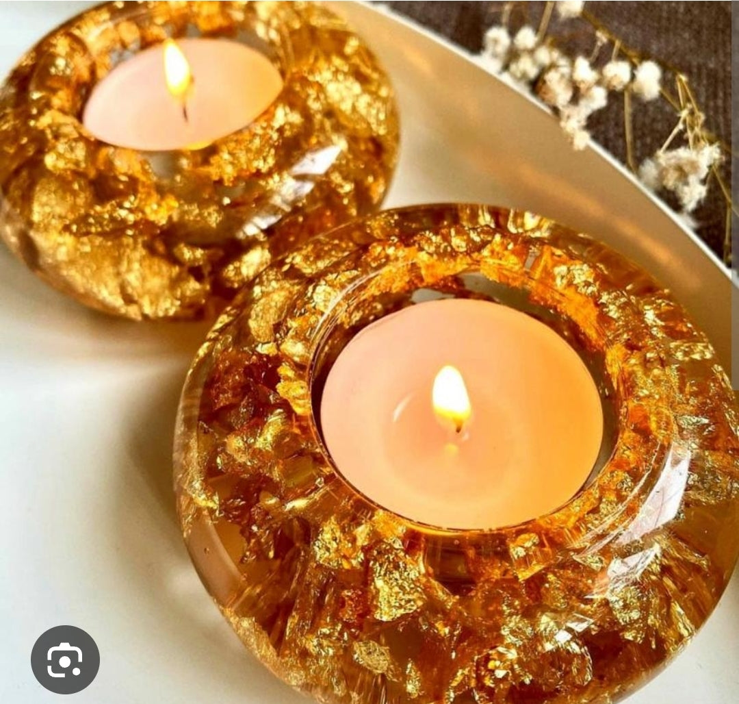 Resin candle Holder