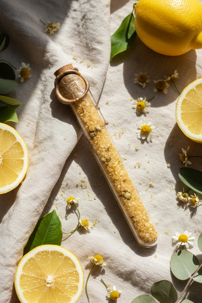Lemon with Chamomile Bath Salt